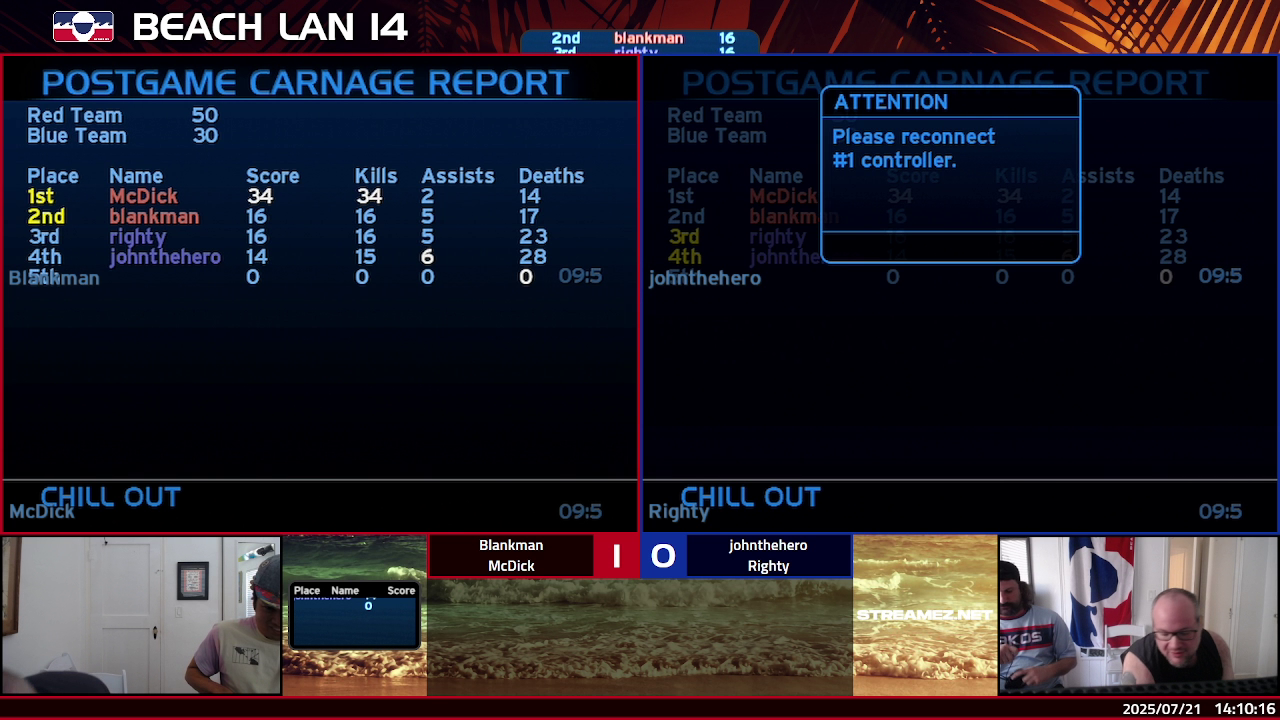 Post Game Carnage Report